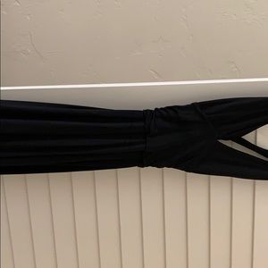 DVF black dress